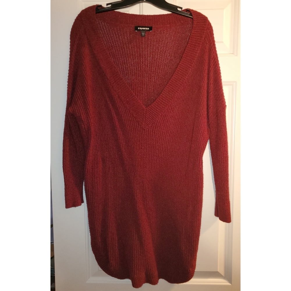 Express circle hem sweater